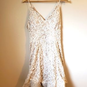 White Lace Party dress